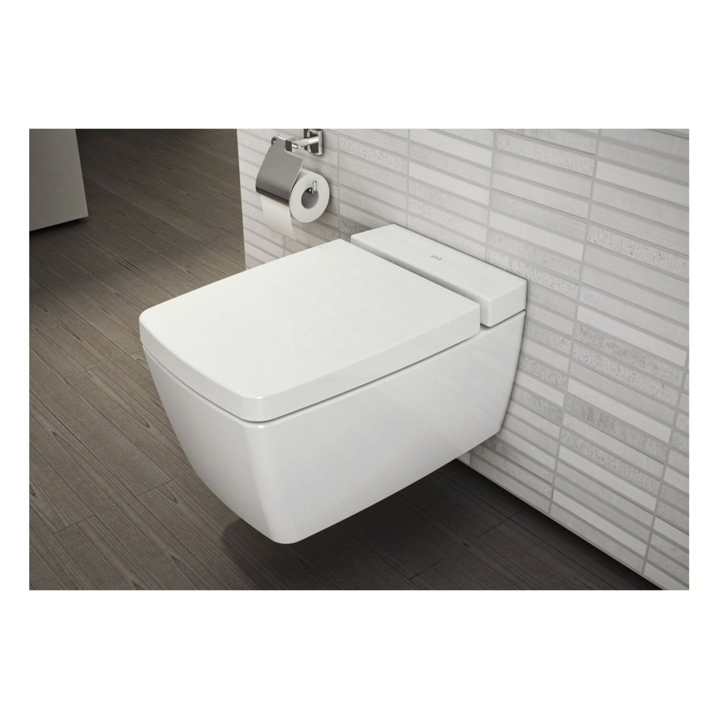 VitrA Q-Line Toilet Roll Holder w/Cover - Chrome
