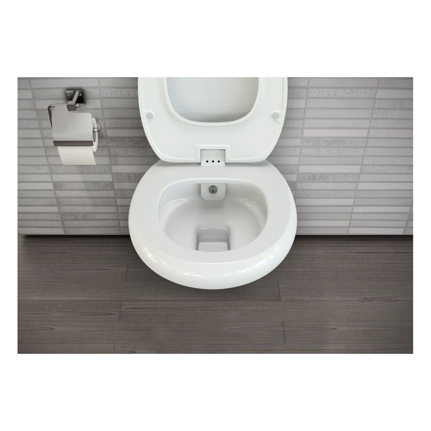 VitrA Q-Line Toilet Roll Holder w/Cover - Chrome
