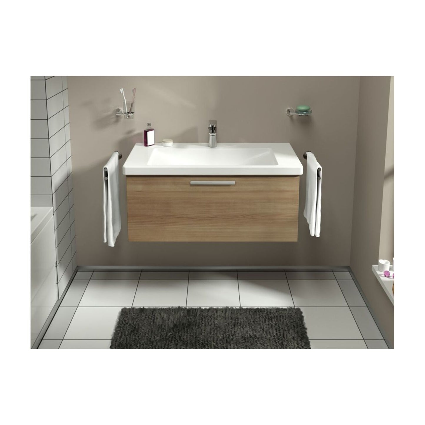 VitrA Minimax S Toothbrush Holder - Chrome
