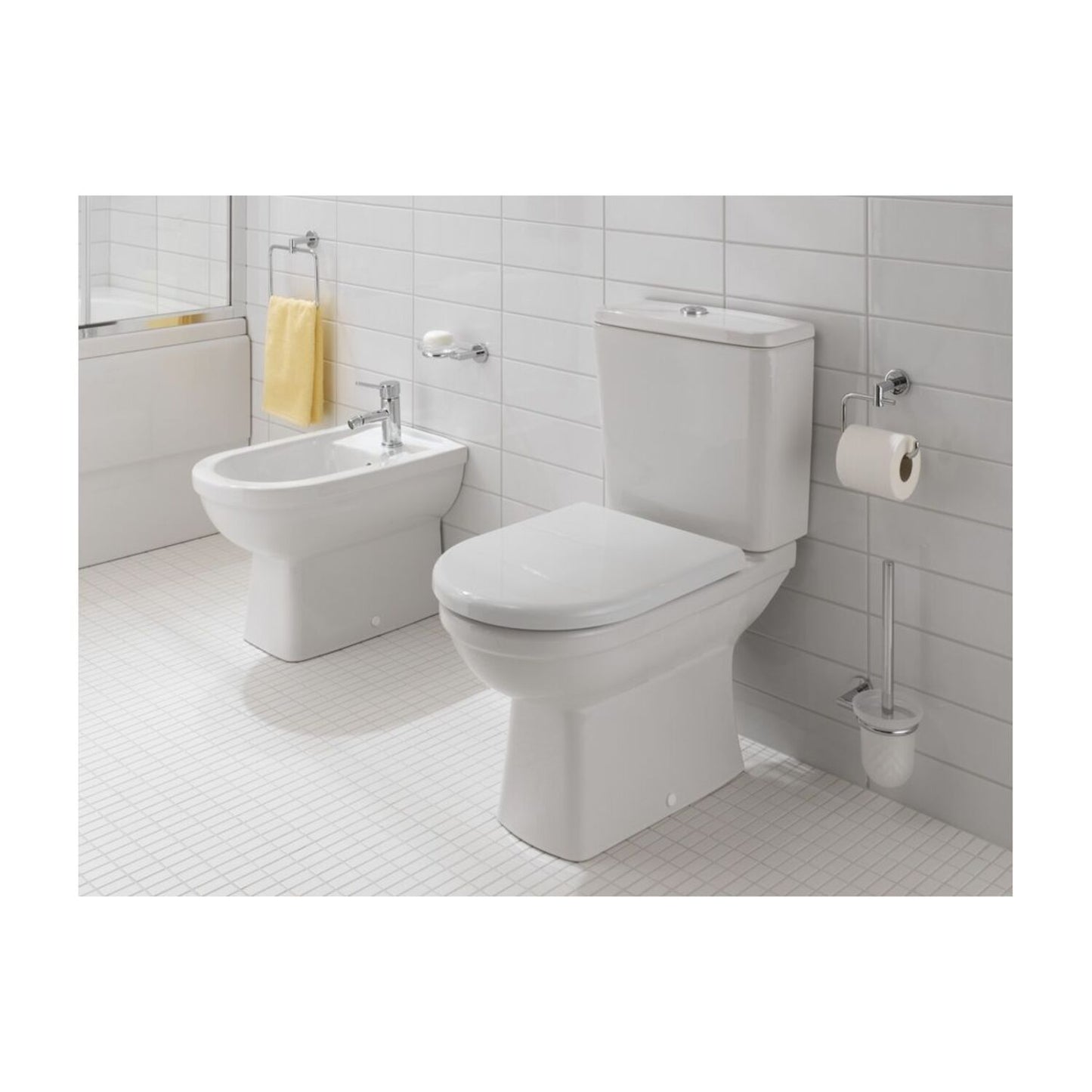 VitrA Minimax S WC Brush Holder - Chrome