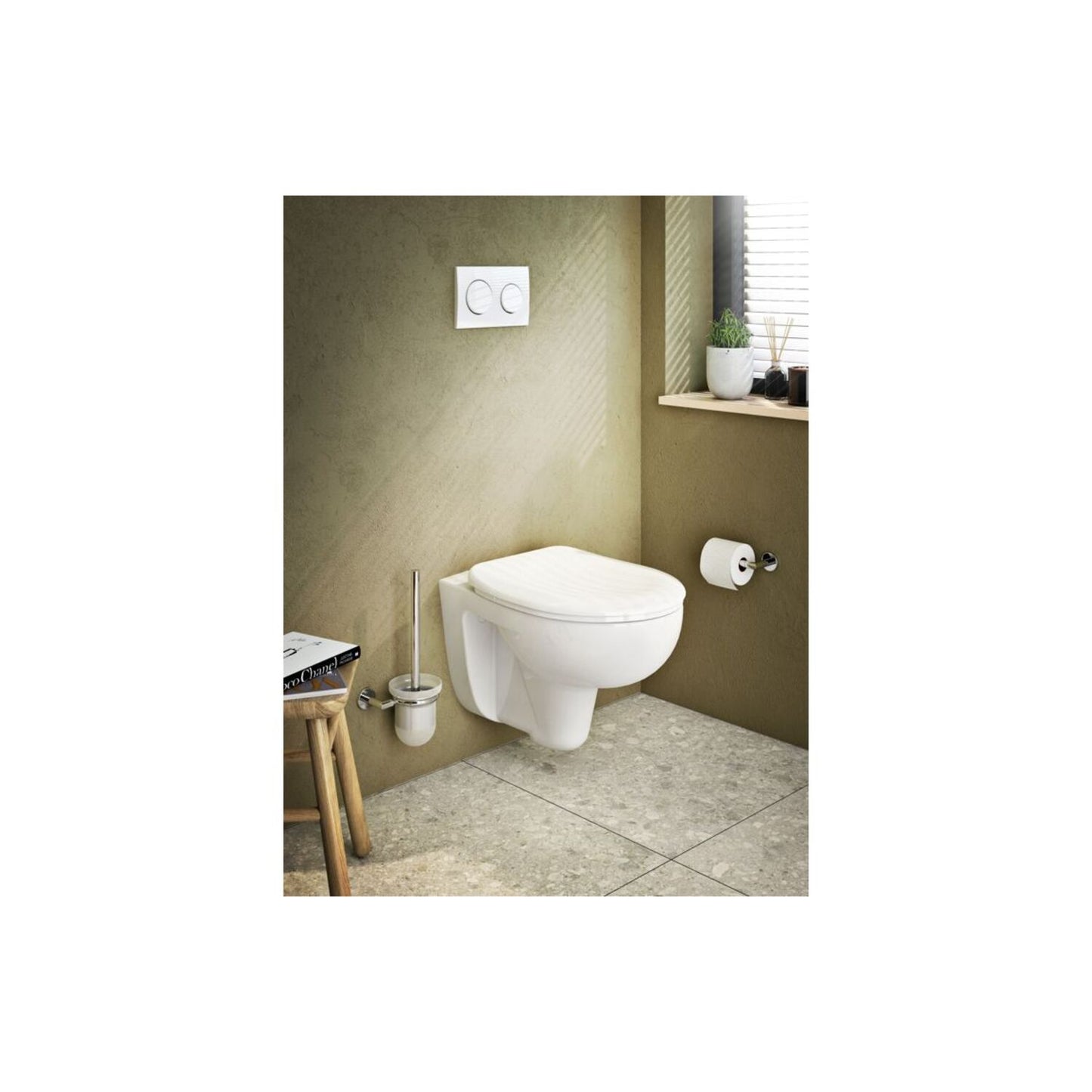VitrA Minimax S WC Brush Holder - Chrome