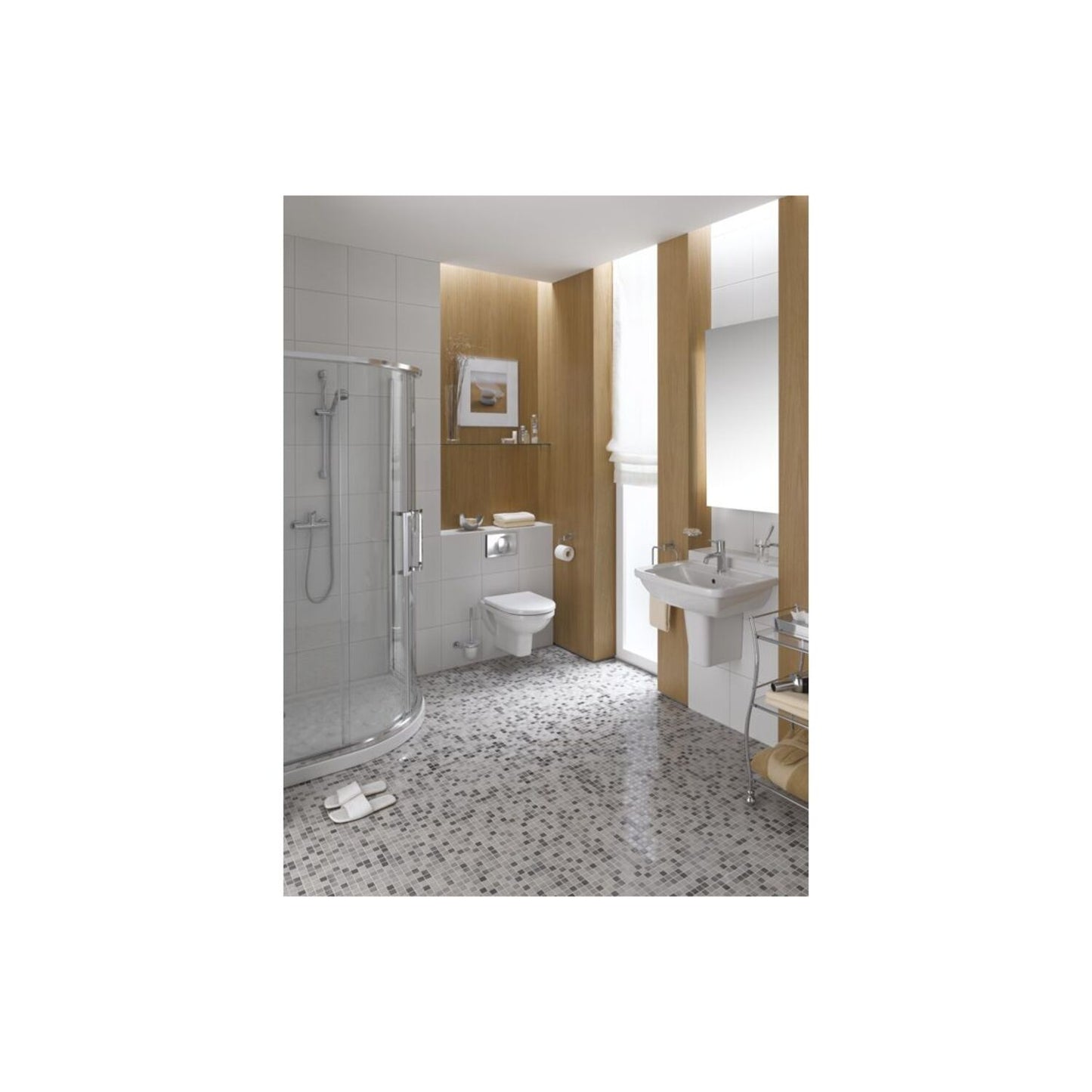 VitrA Minimax S WC Brush Holder - Chrome