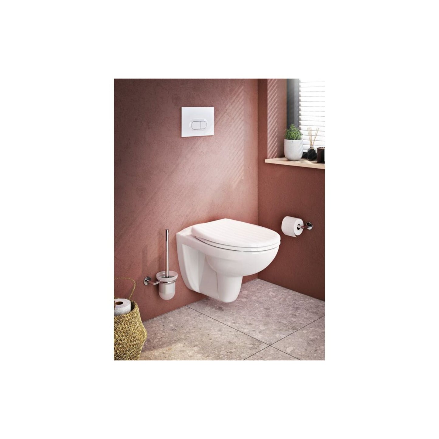 VitrA Minimax S WC Brush Holder - Chrome