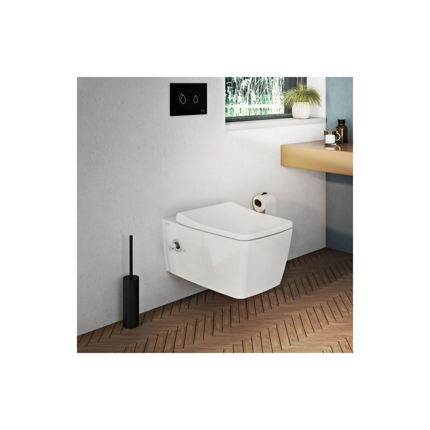 Vitra Origin Free Standing WC Brush Holder