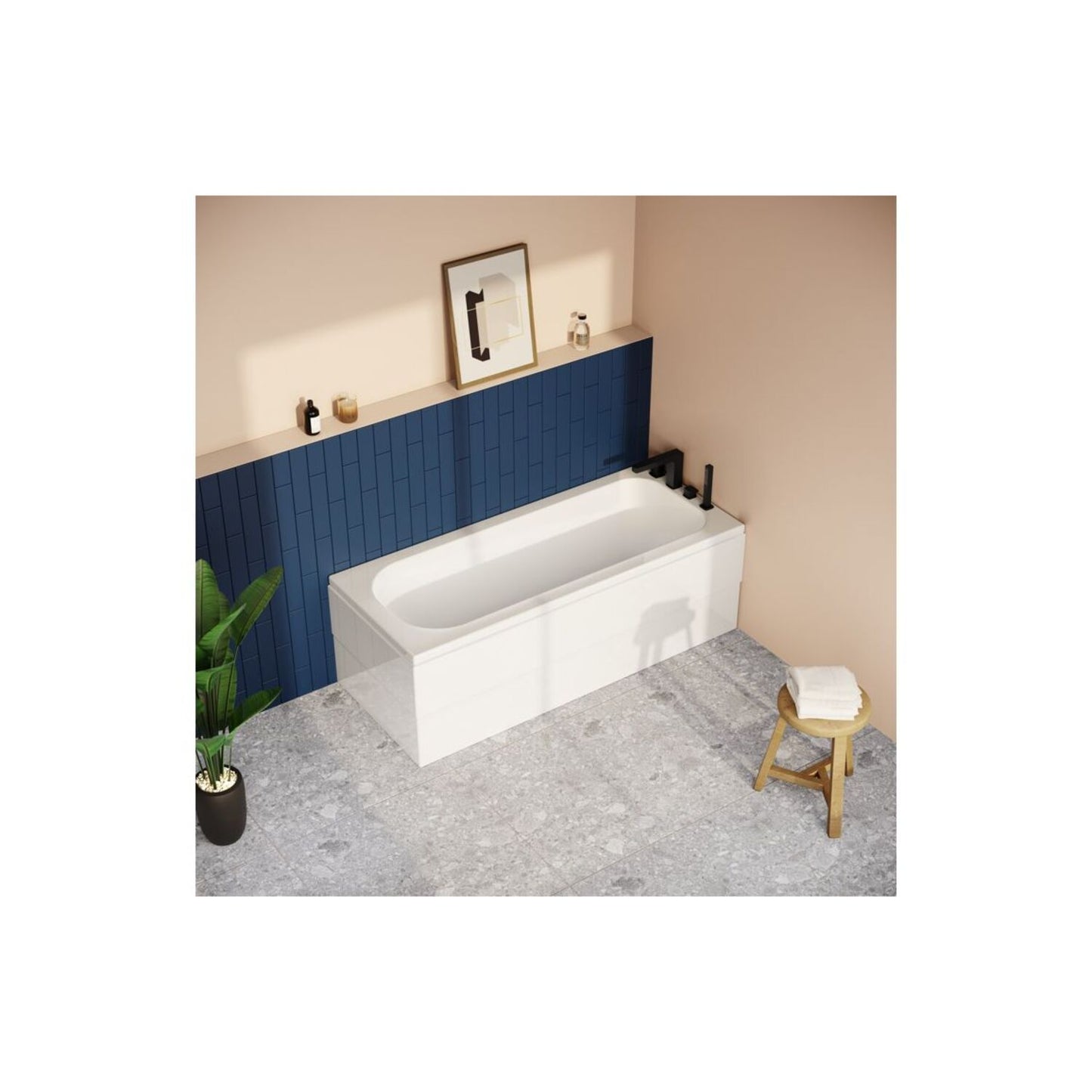 Vitra Optima 0 Tap Hole Standard Bath