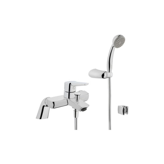 VitrA Solid S Bath/Shower Mixer w/Hand Shower - Chrome