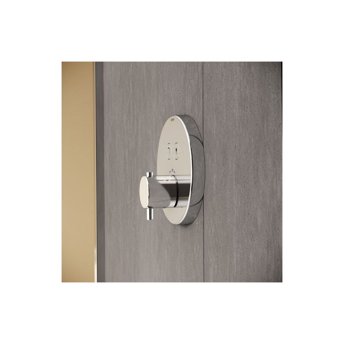 Vitra Aquacontrol Round Concealed Thermostatic 2-Way Bath Mixer