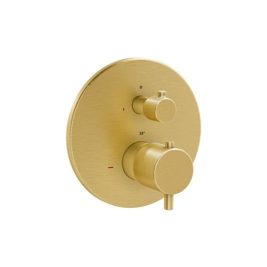 Vitra Root Round Integrated Thermostatic Bath/Shower Mixer Valve