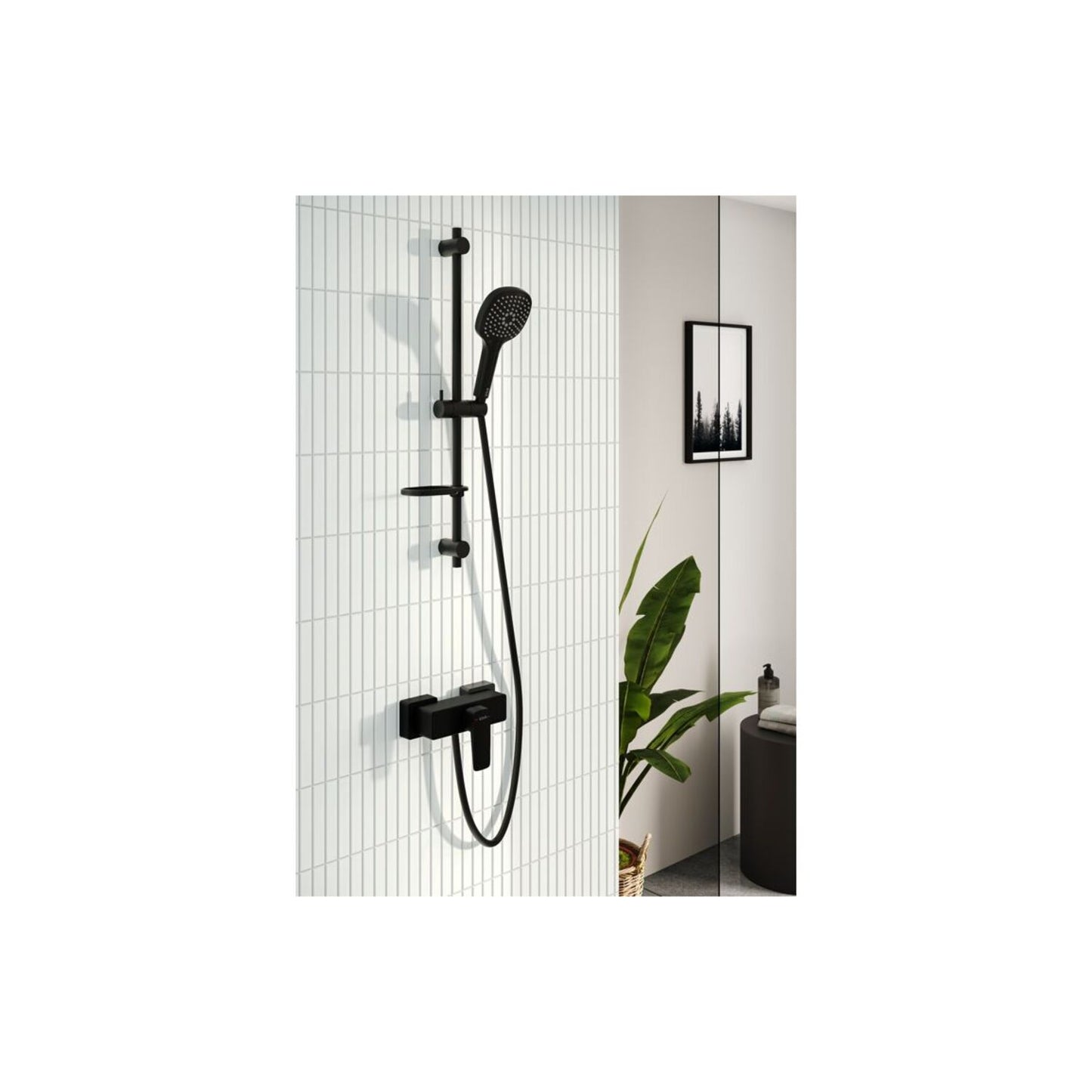 Vitra Root Square Wall Mounted Shower Mixer Valve