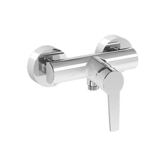 VitrA Solid S Wall Mounted Shower Mixer - Chrome