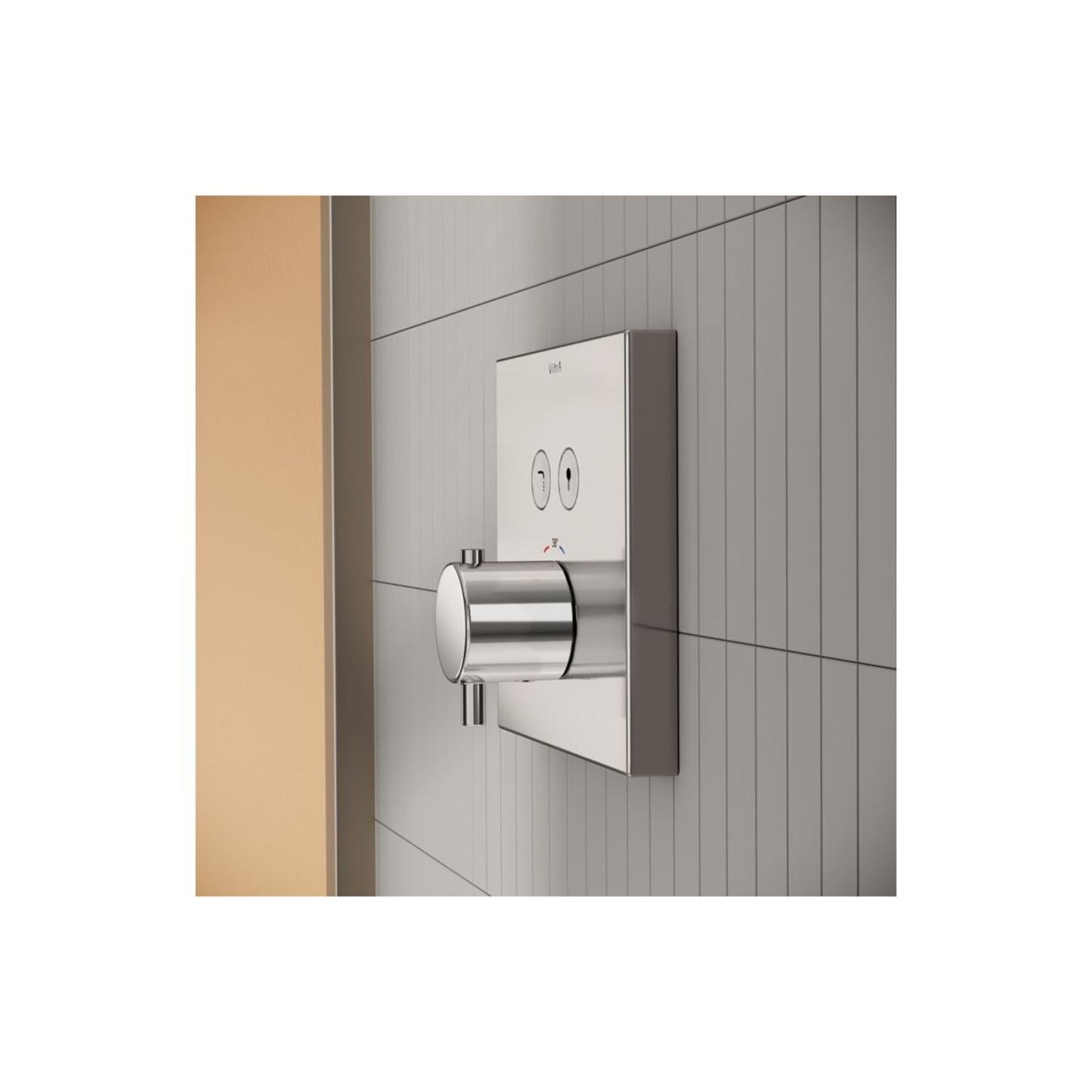 Vitra Aquacontrol Square Concealed Thermostatic 2-Way Bath Mixer