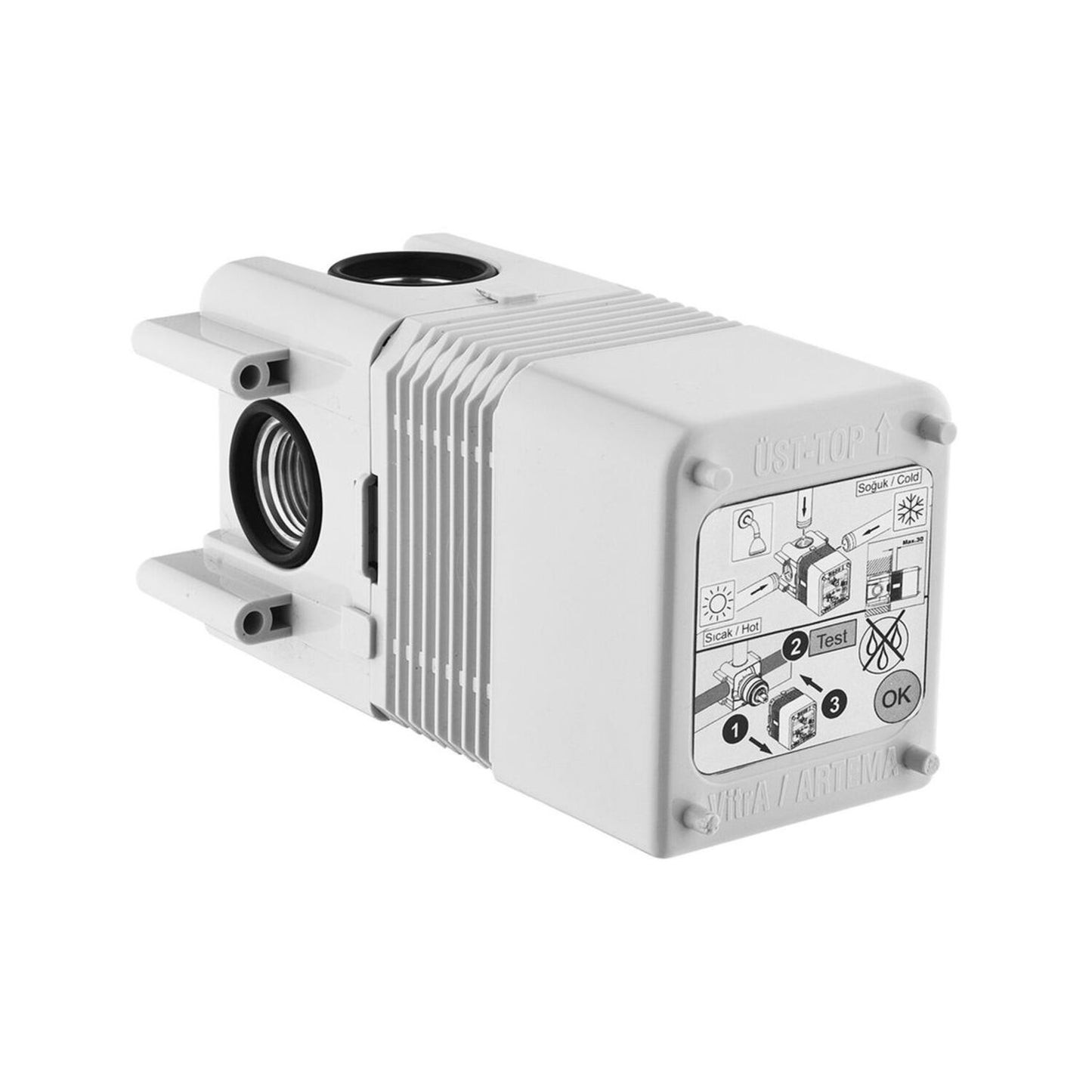VitrA Minibox Concealed Valve for Built-in Showers (1-Way)