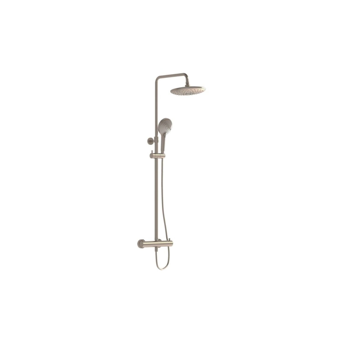 Vitra Aquaheat Bliss 240 Thermostatic Shower Column W/2-Function Overhead