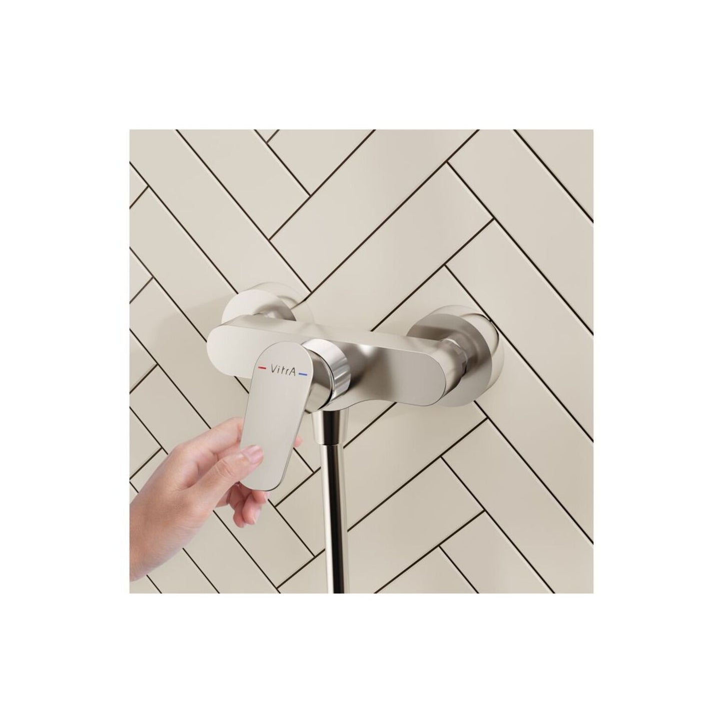 Vitra Flow Soft Wall Mounted Shower Mixer