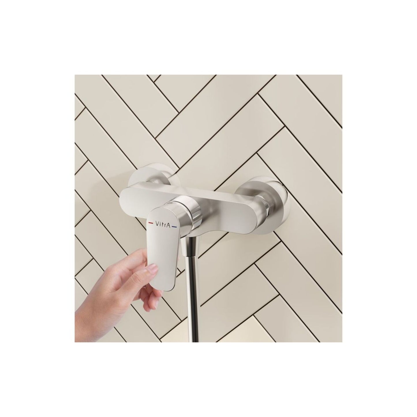 Vitra Flow Soft Wall Mounted Shower Mixer