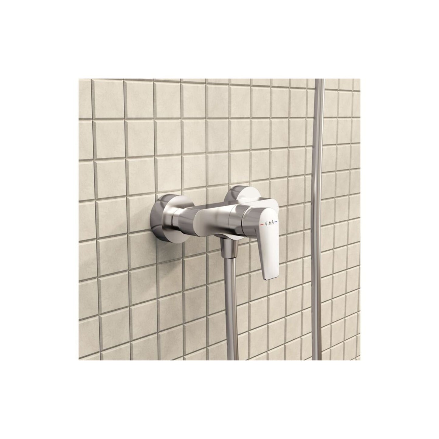 Vitra Flow Square Wall Mounted Shower Mixer