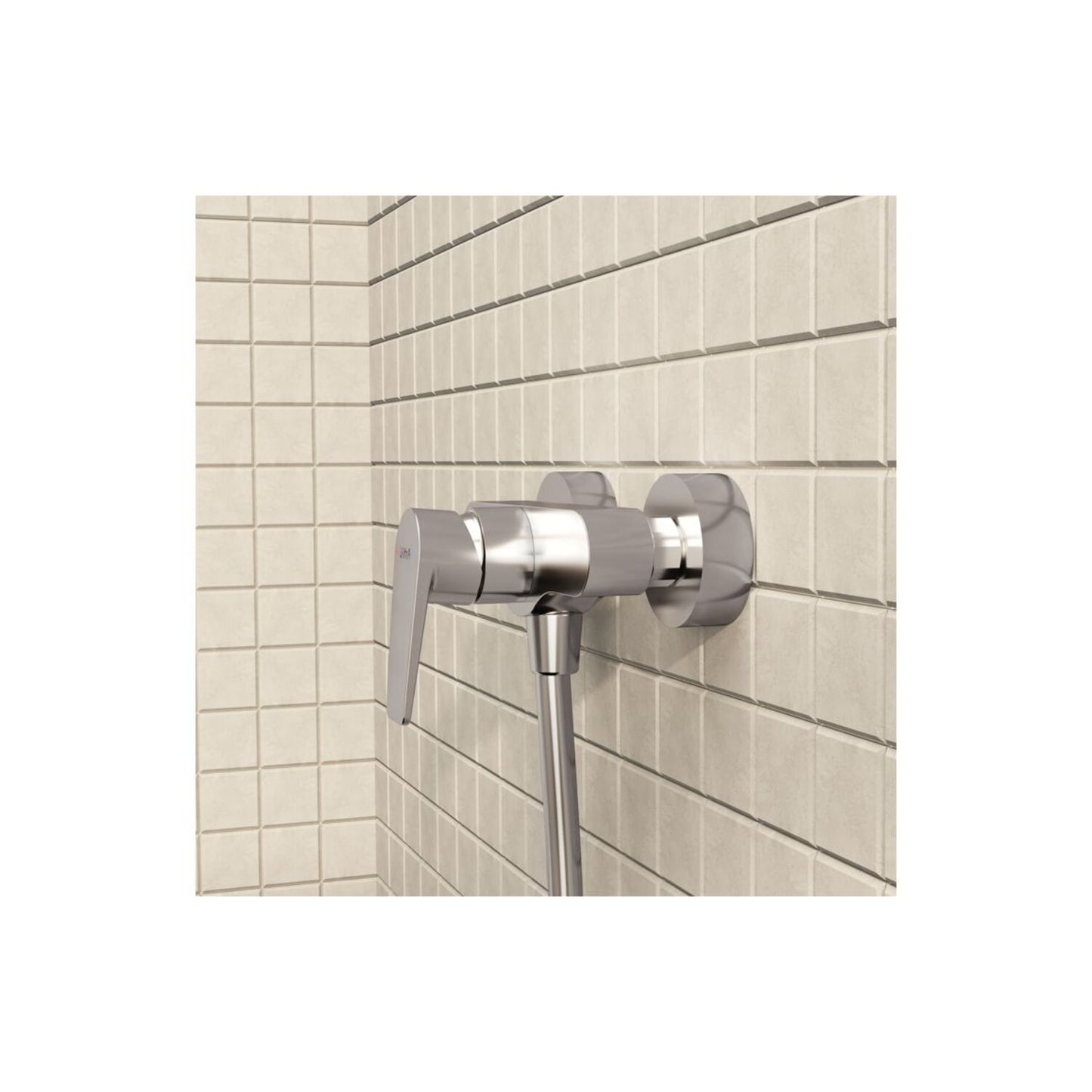 Vitra Flow Square Wall Mounted Shower Mixer