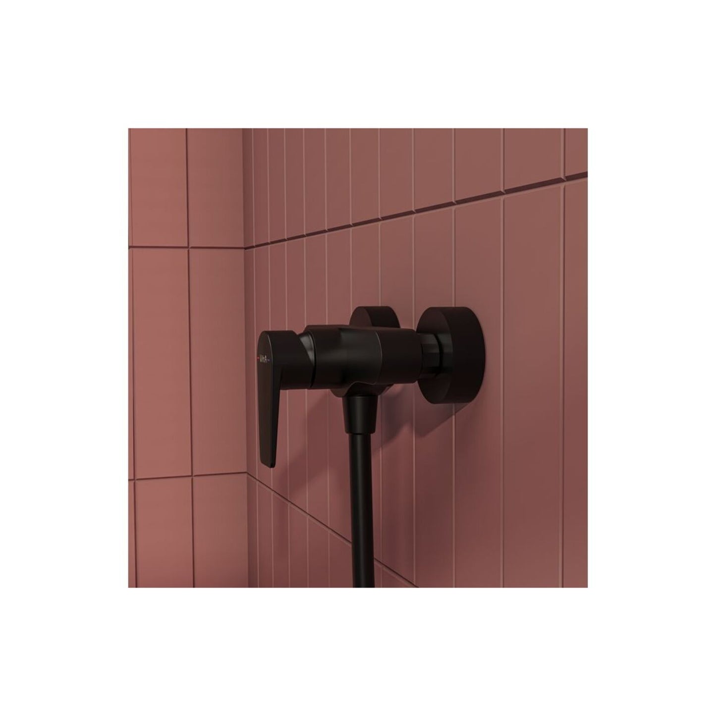 Vitra Flow Square Wall Mounted Shower Mixer