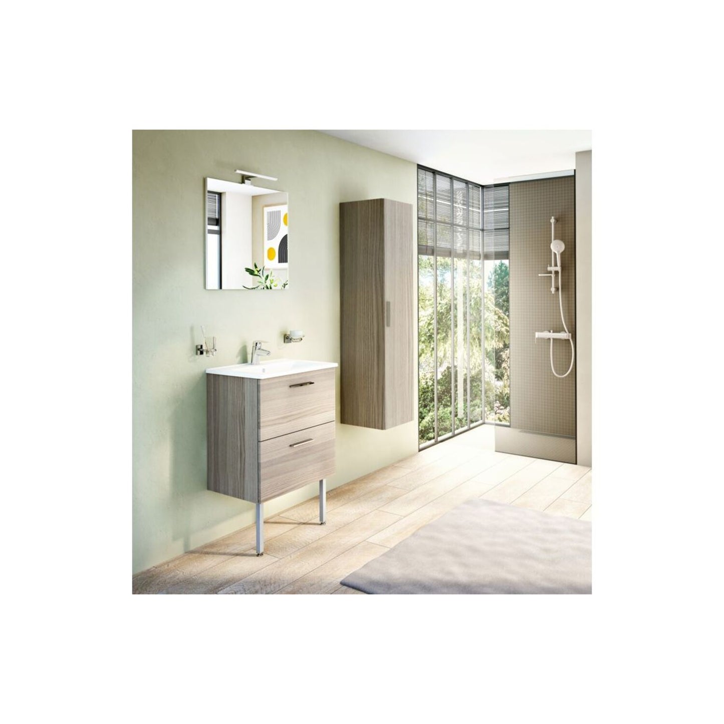 Vitra Bliss 3-FUNCTION Hand Shower W/Slide Rail