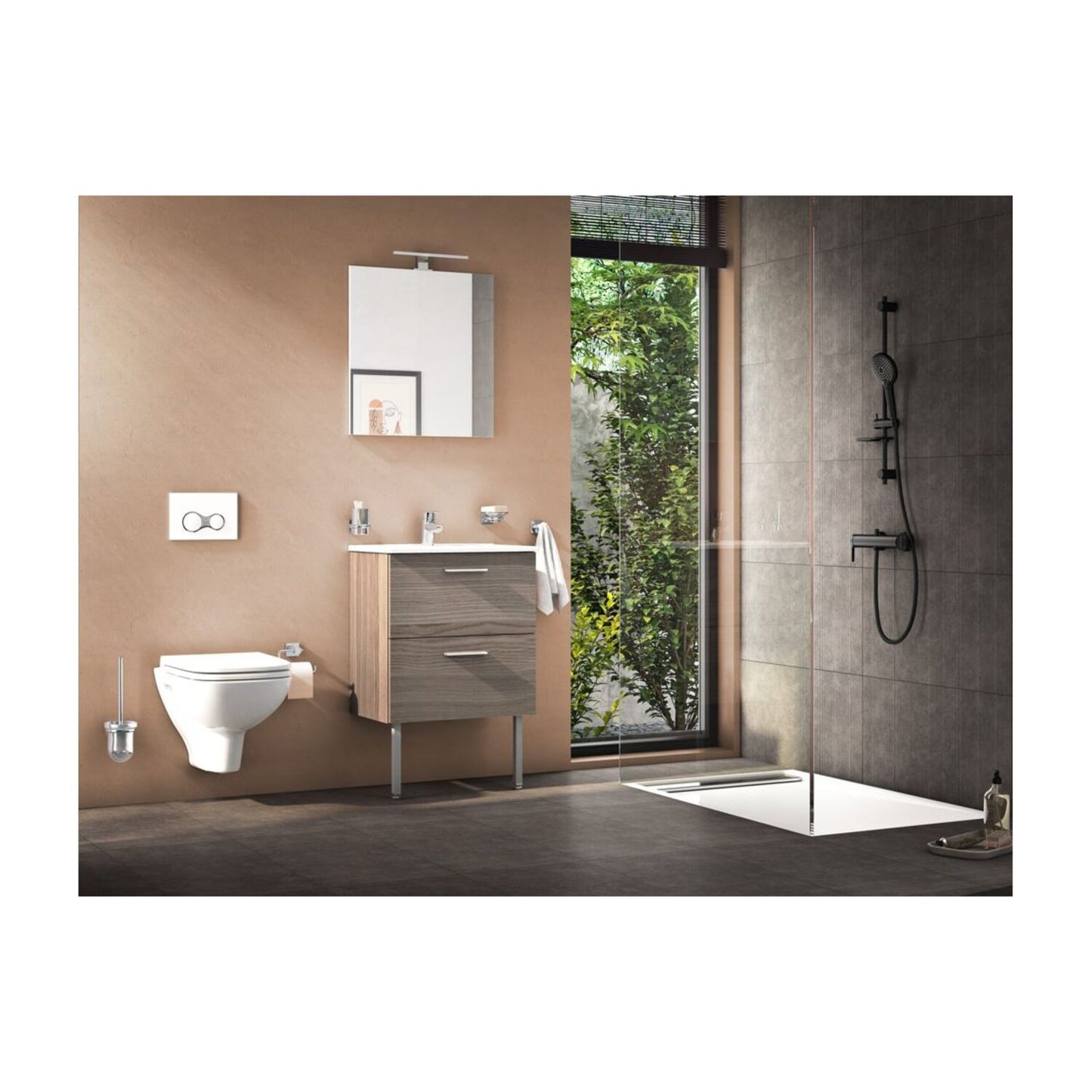 Vitra Bliss 3-FUNCTION Hand Shower W/Slide Rail