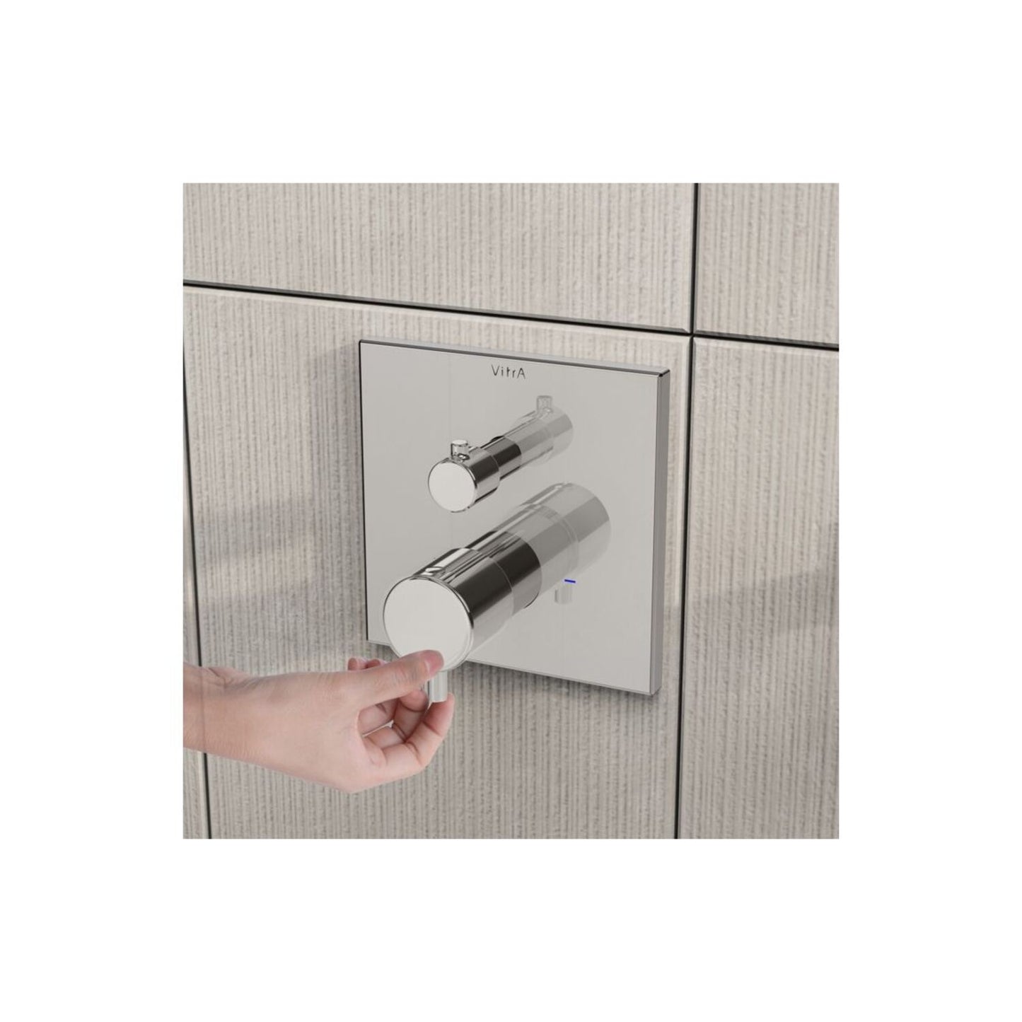 Vitra Root Square Integrated Thermostatic 1-WAY Shower Mixer Valve