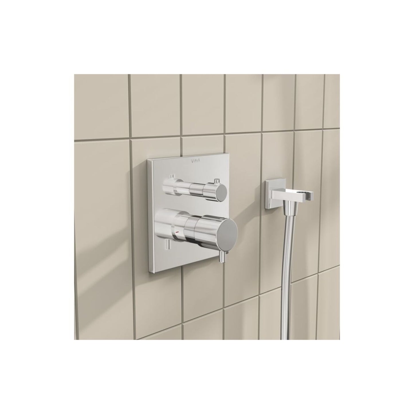 Vitra Root Square Integrated Thermostatic 2-WAY Shower Mixer Valve
