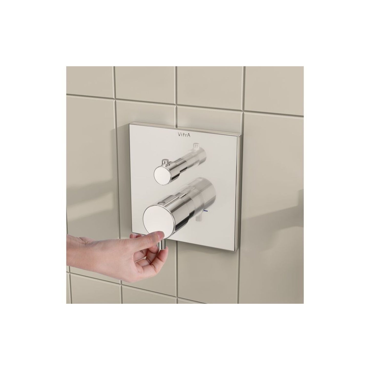 Vitra Root Square Integrated Thermostatic 2-WAY Shower Mixer Valve