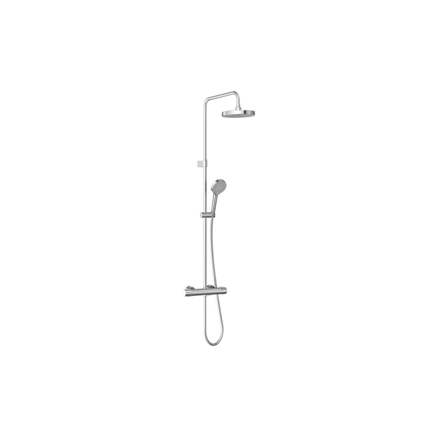 Vitra Aqua Core Round Mixer Shower Showerhead & Handshower