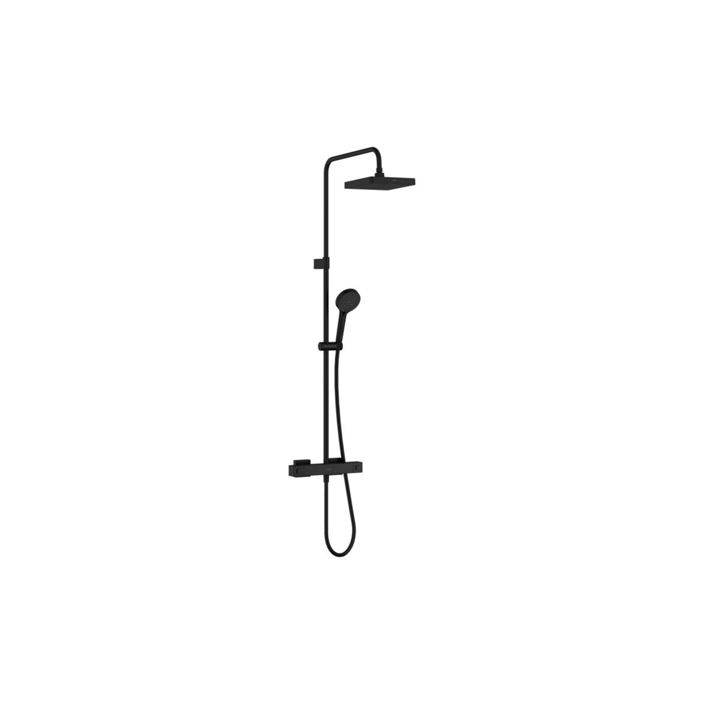 Vitra Aqua Core Square Mixer Shower W/200mm Showerhead & Handshower