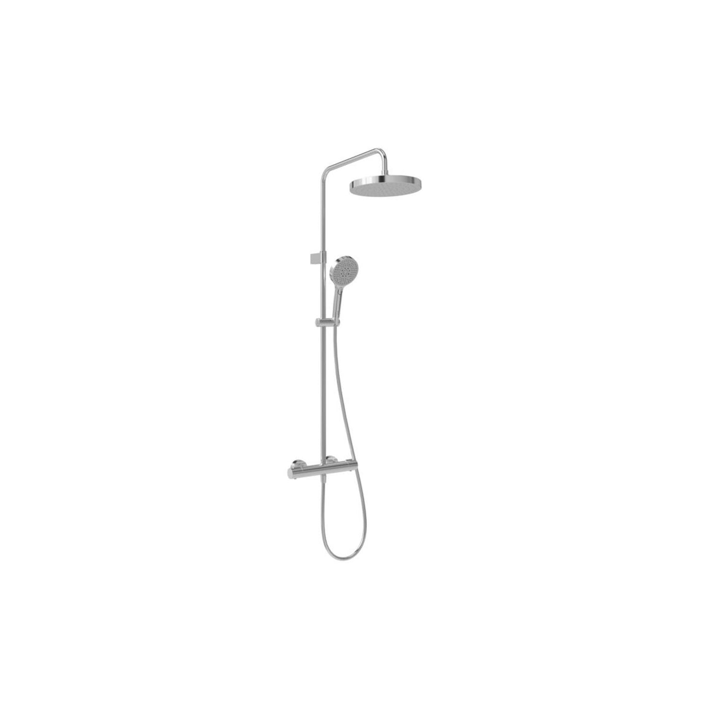 Vitra Aqua Core Round Mixer Shower Showerhead & Handshower