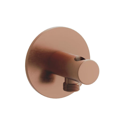 VitrA Aquaheat Round Handshower Outlet Elbow - Brushed Bronze