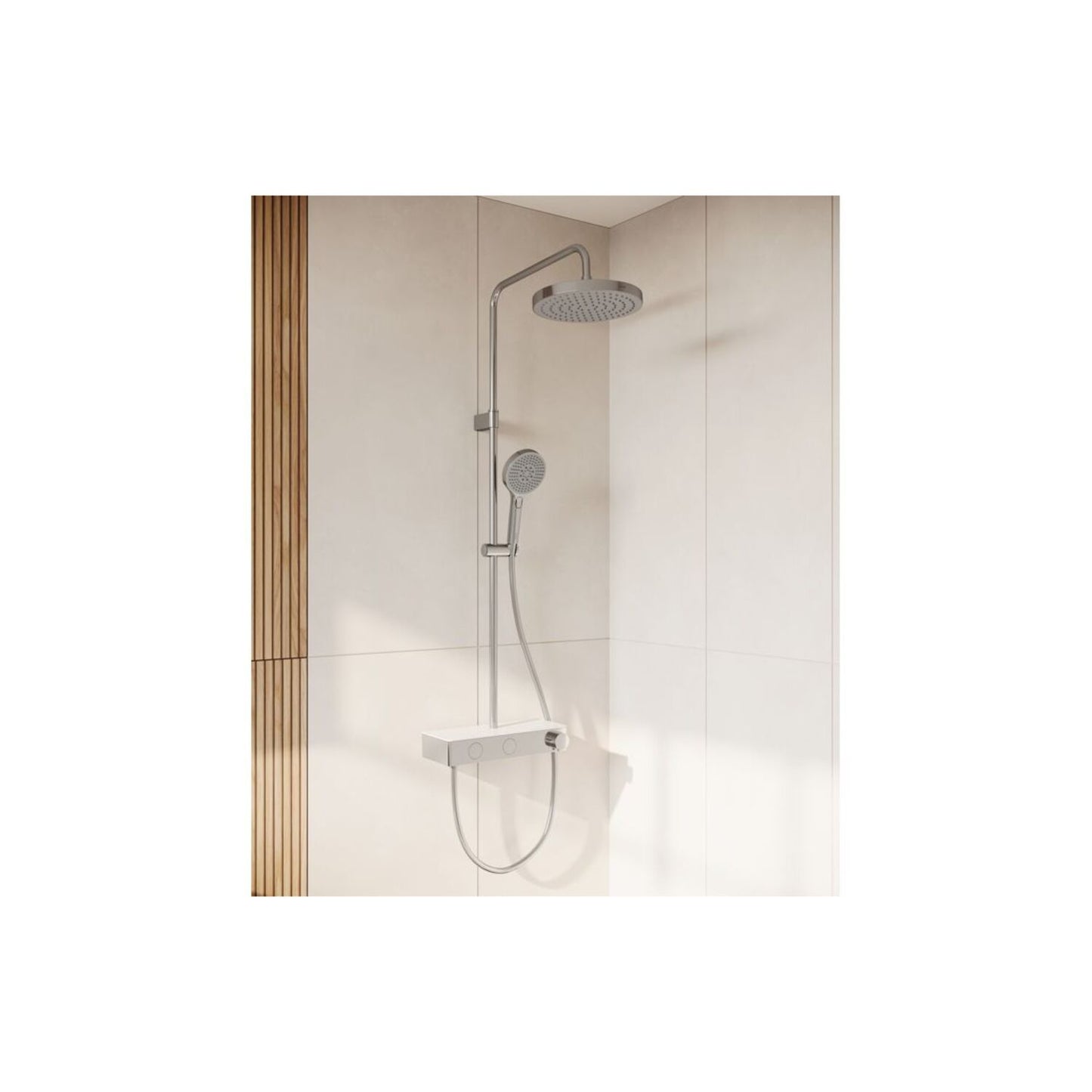 Vitra Aqua Core Round Shower System W/250mm Showerhead & Handshower