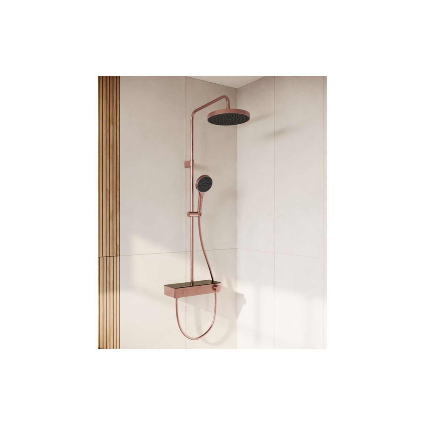 Vitra Aqua Core Round Shower System W/250mm Showerhead & Handshower