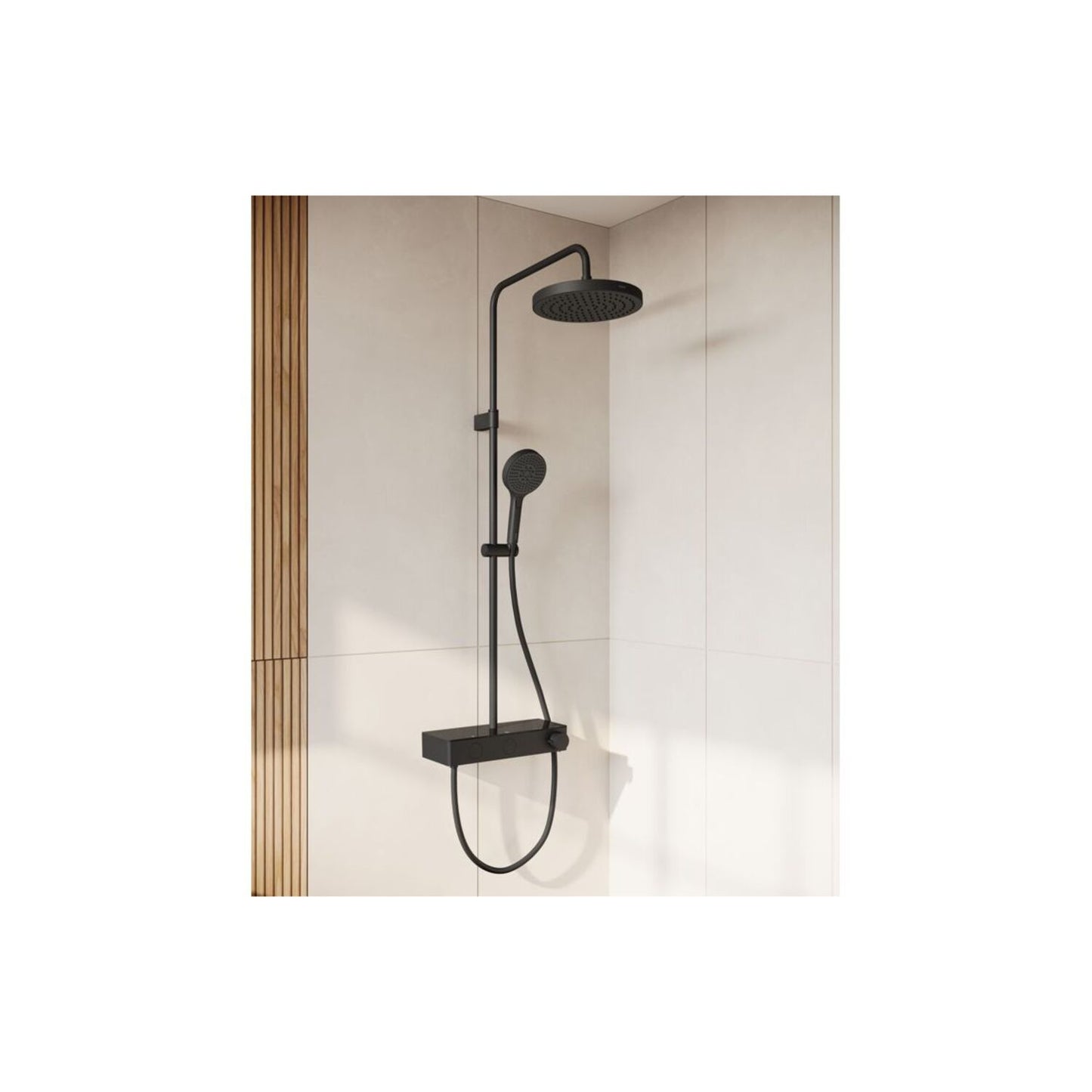 Vitra Aqua Core Round Shower System W/250mm Showerhead & Handshower