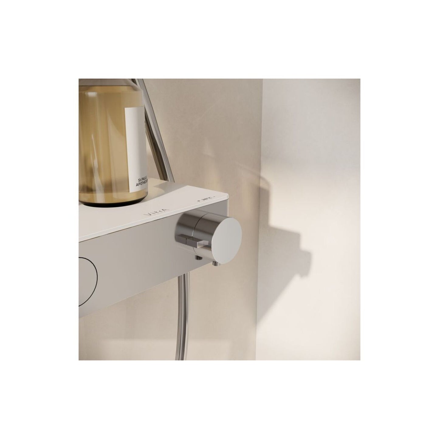Vitra Aqua Core Round Shower System W/250mm Showerhead & Handshower
