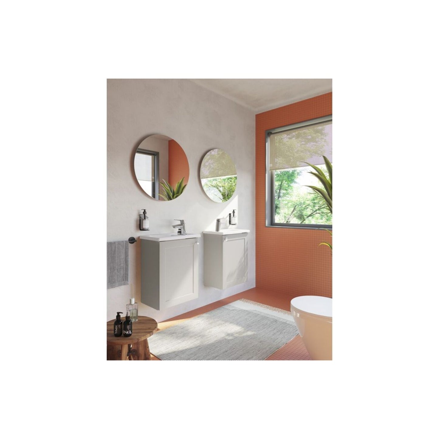 VitrA Root Classic Button Handle - Chrome