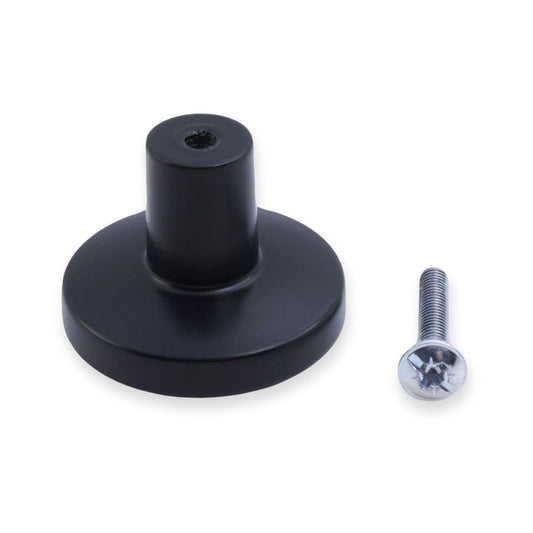 VitrA Root Classic Button Handle - Matt Black