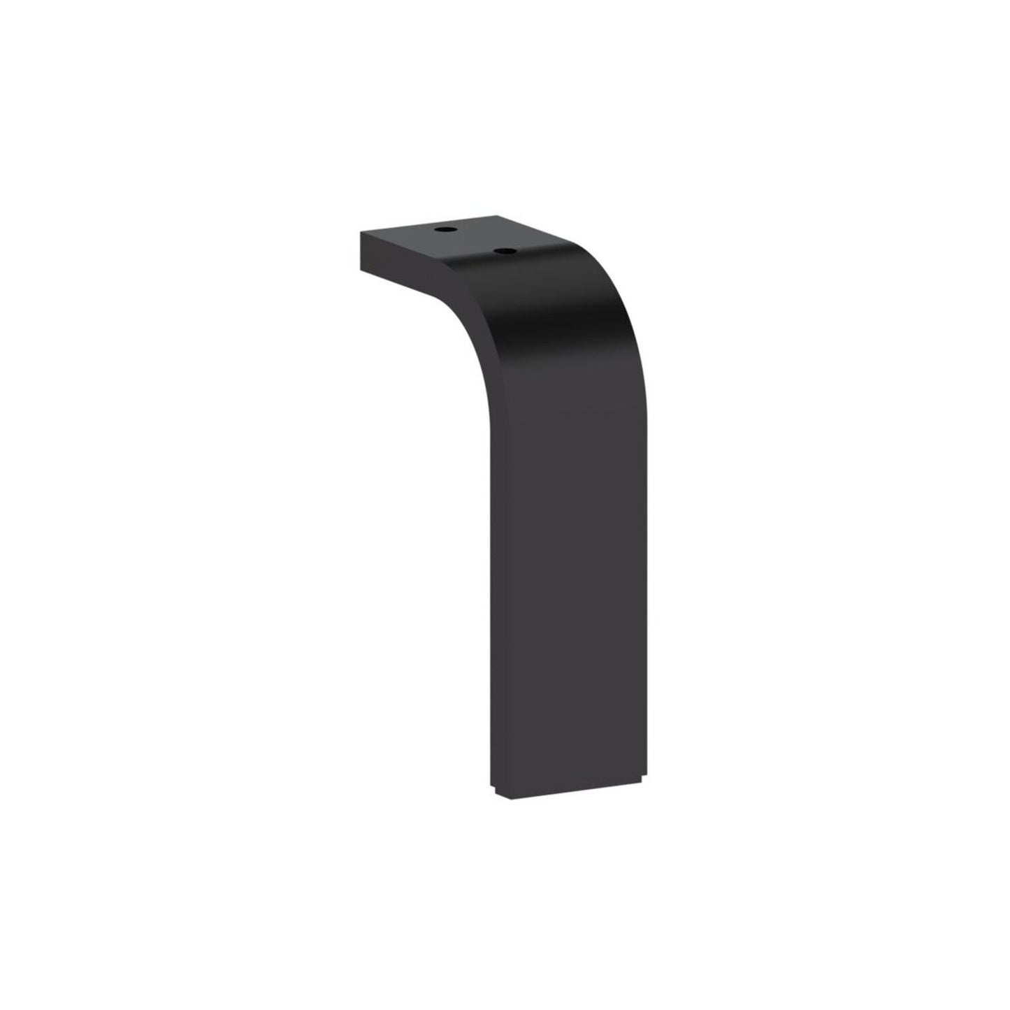 VitrA Root Flat Leg Set for 3 Drawer Units - Matt Black