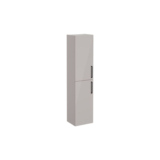 VitrA Root Flat 40cm 2 Door Tall Unit (LH Hinge) - Bright Sahara Beige