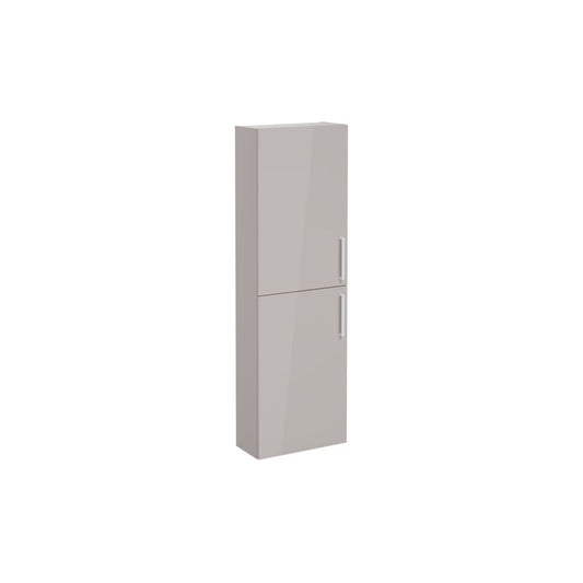 VitrA Root Flat 55cm 2 Door Slim Tall Unit (LH Hinge) - Bright Sahara Beige