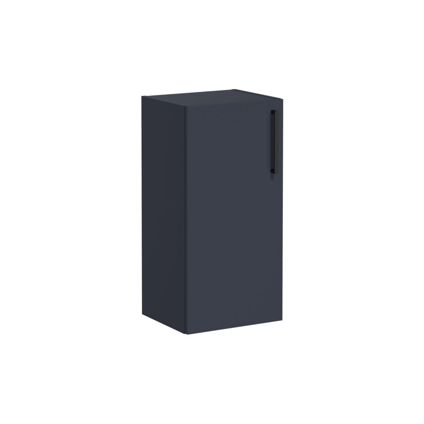 VitrA Root Flat 40cm 1 Door Lower/Base Unit (LH Hinge) - Matt Dark Blue