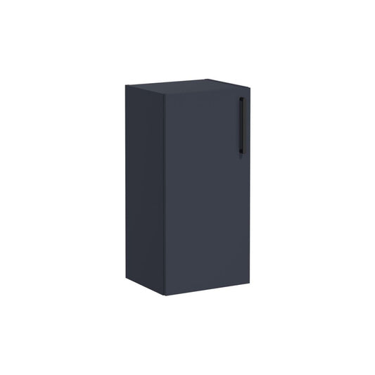 VitrA Root Flat 40cm 1 Door Lower/Base Unit (LH Hinge) - Matt Dark Blue