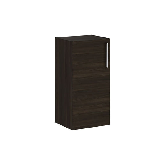 VitrA Root Flat 40cm 1 Door Lower/Base Unit (LH Hinge) - Walnut