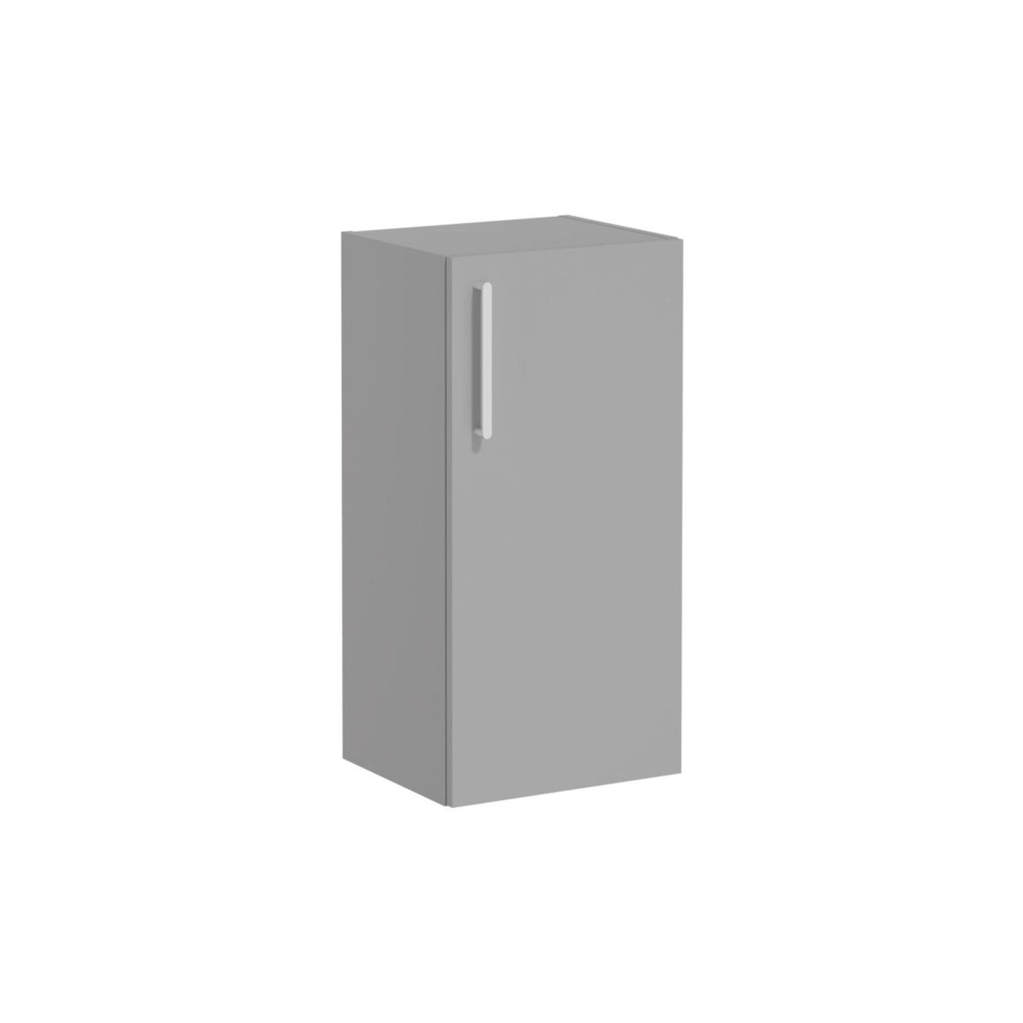 VitrA Root Flat 40cm 1 Door Lower/Base Unit (RH Hinge) - Matt Rock Grey