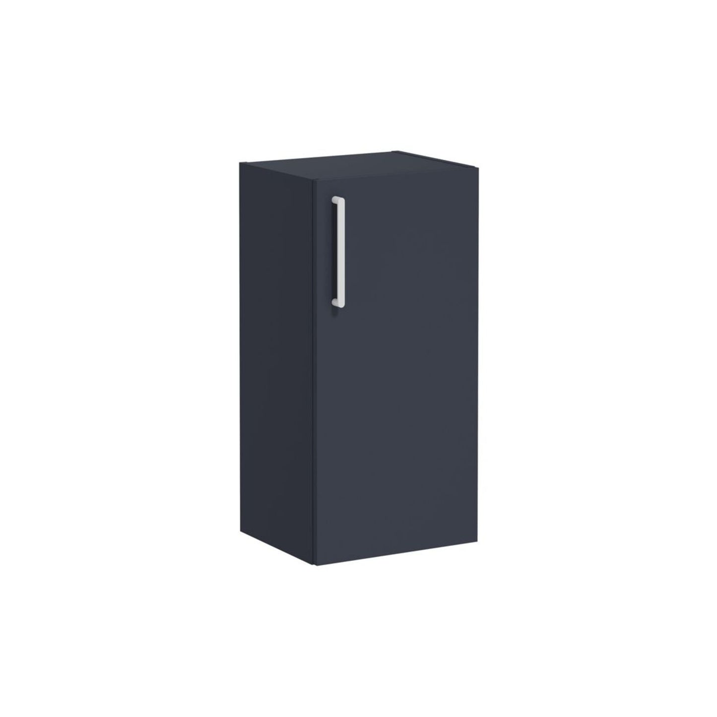 VitrA Root Flat 40cm 1 Door Lower/Base Unit (RH Hinge) - Matt Dark Blue
