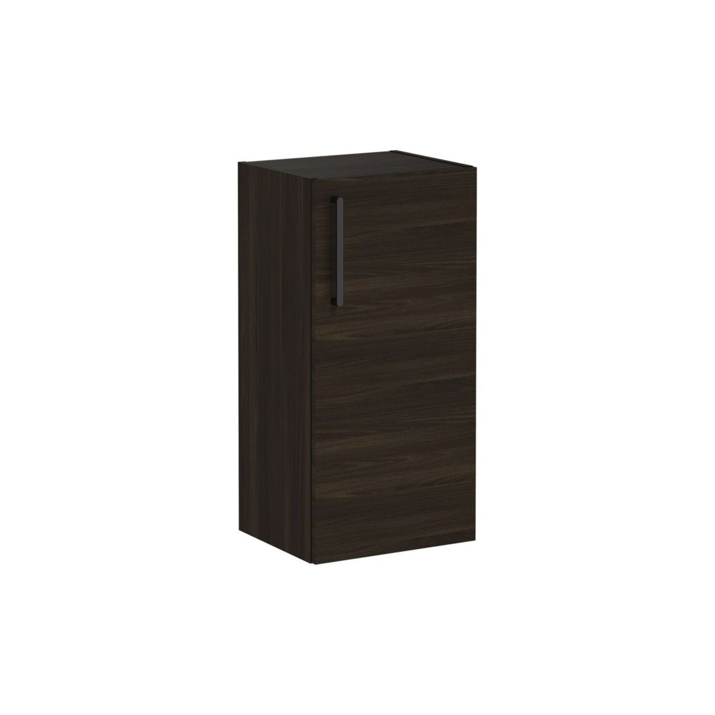 VitrA Root Flat 40cm 1 Door Lower/Base Unit (RH Hinge) - Walnut