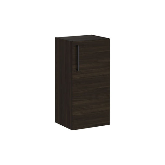 VitrA Root Flat 40cm 1 Door Lower/Base Unit (RH Hinge) - Walnut
