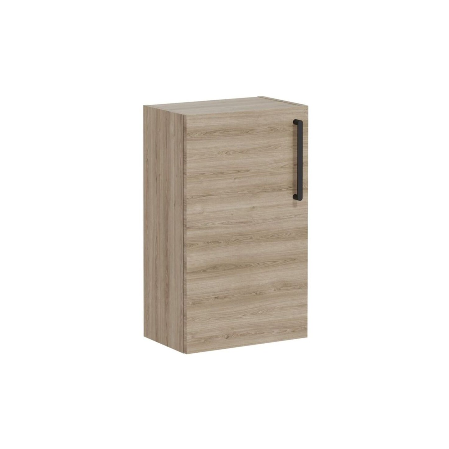 VitrA Root Flat 40cm 1 Door Slim Lower/Base Unit (LH Hinge) - Natural Oak