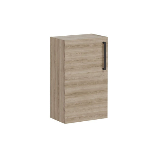 VitrA Root Flat 40cm 1 Door Slim Lower/Base Unit (LH Hinge) - Natural Oak
