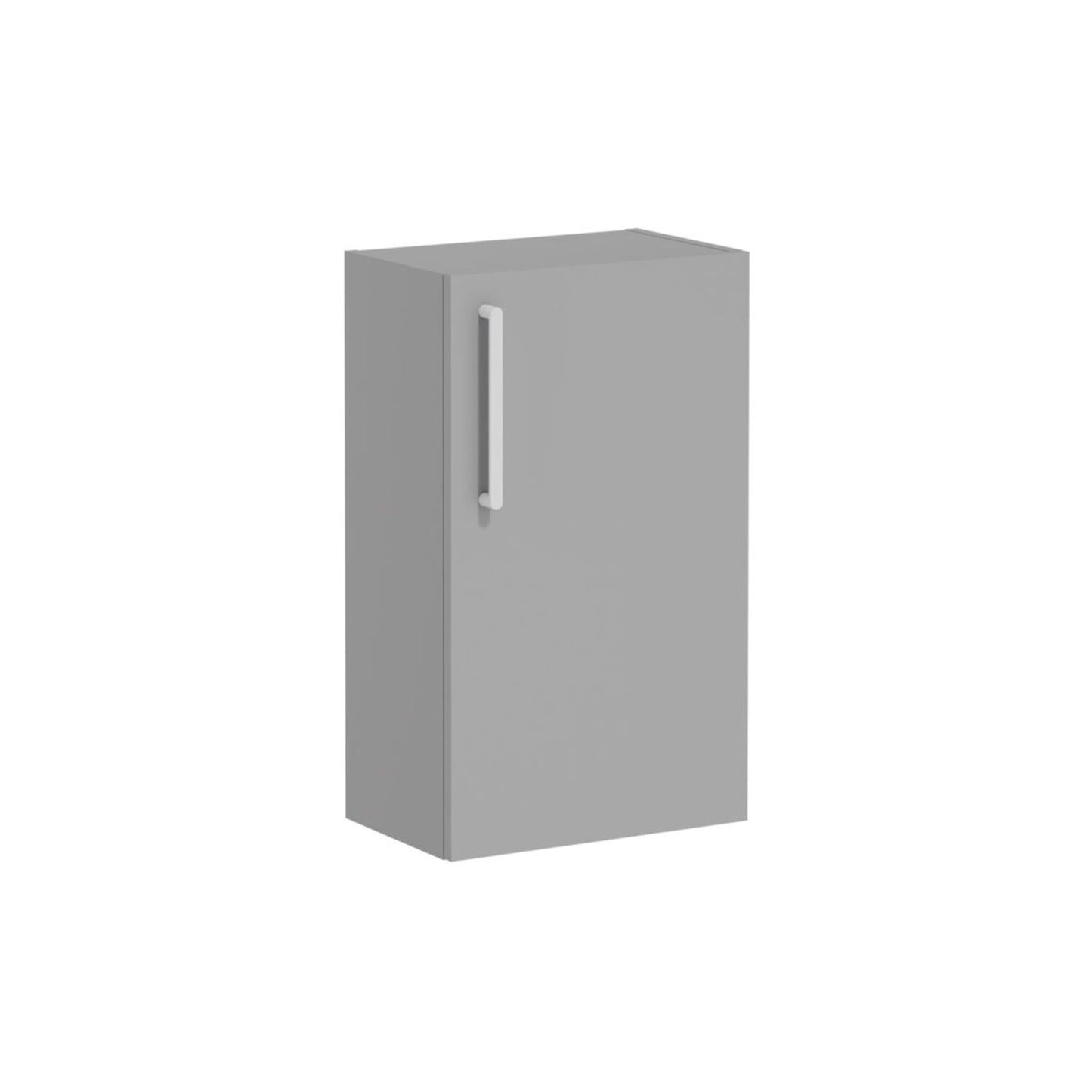 VitrA Root Flat 40cm 1 Door Slim Lower/Base Unit (RH Hinge) - Matt Rock Grey